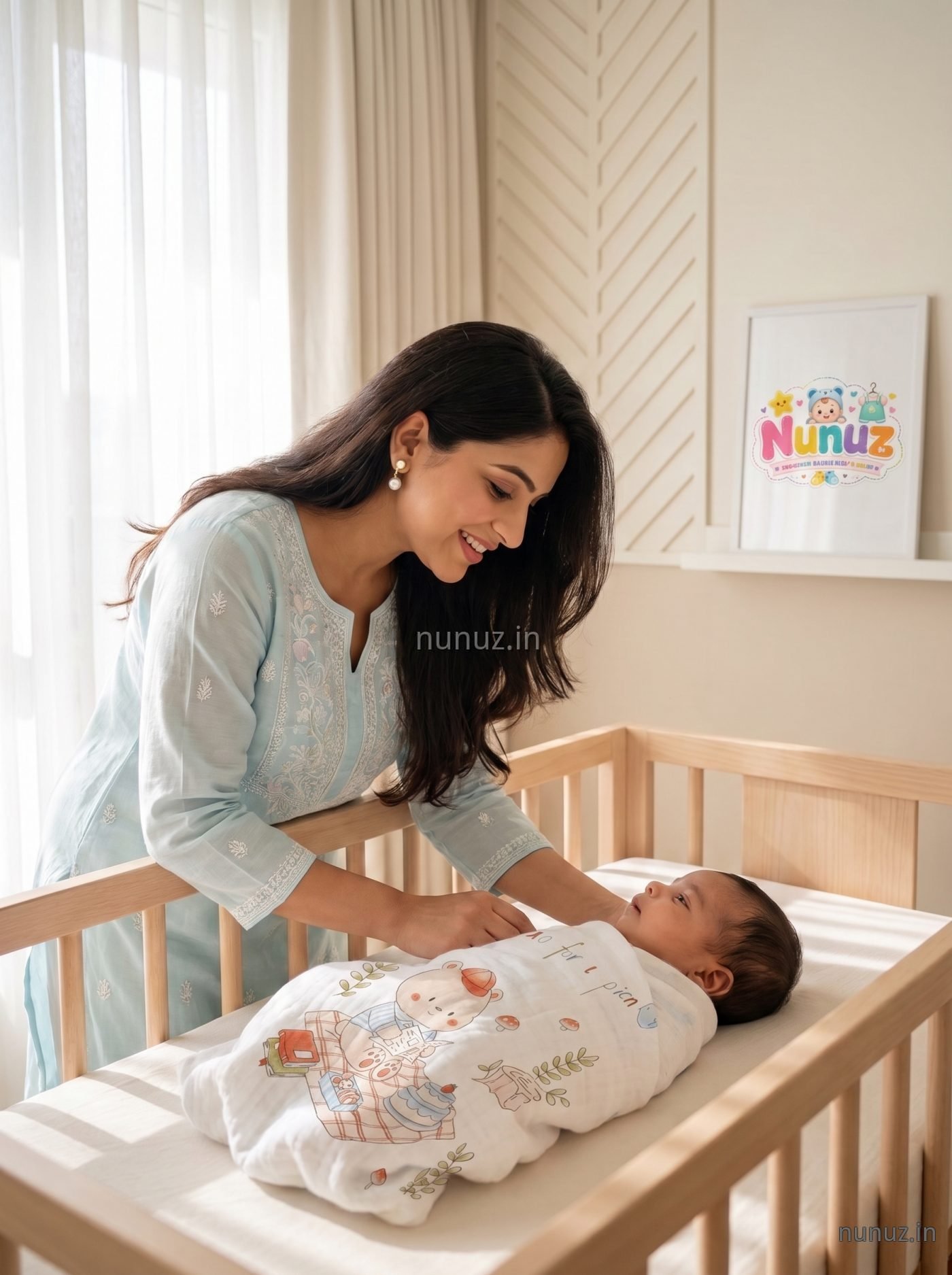 Super Soft Bamboo Cotton Muslin Swaddle Blankets for Babies