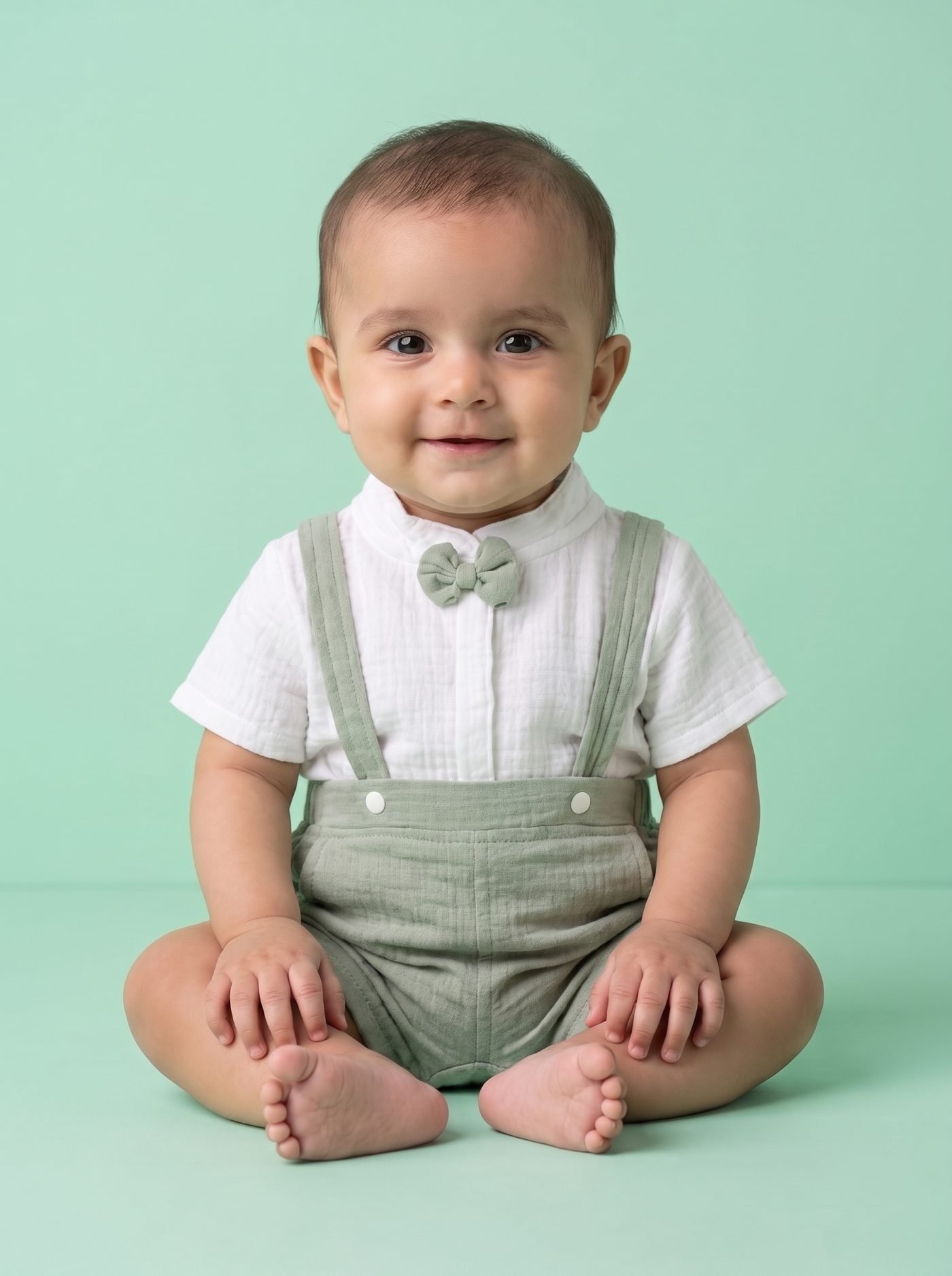 Infant Baby Boy Gentleman Cotton Outfit