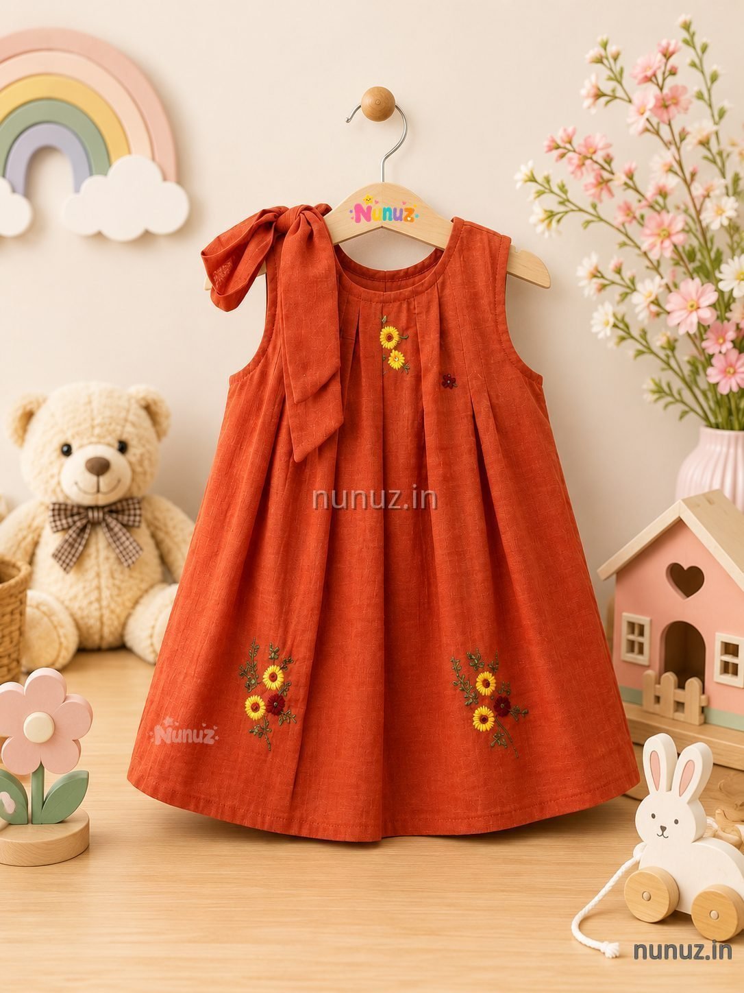 Royal Mal Chanderi Festive Party Frock